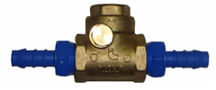 Brass Swing check valves with Nylon Hosetails