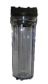 Water Purifier 10inch Clear Housing - ¾" Threads