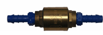 Brass Spring Loaded Non Return Valve With Nylon Hosetails